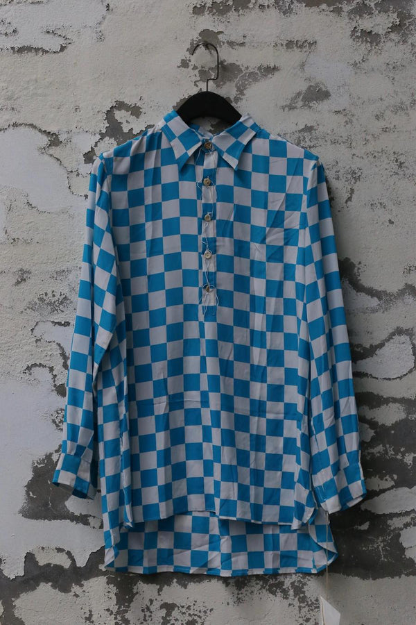 Archivio J.M.Ribot shirt SH01/RB blue grid